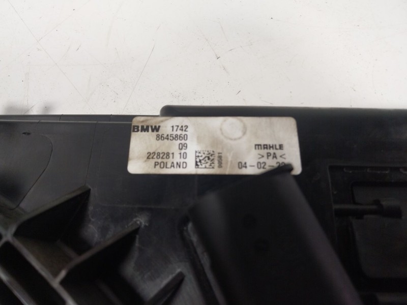 Recambio de electroventilador para mini mini (f56) cooper referencia OEM IAM  763607110 