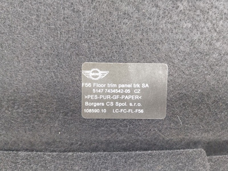 Recambio de bandeja trasera para mini mini (f56) cooper referencia OEM IAM  5147743454205 