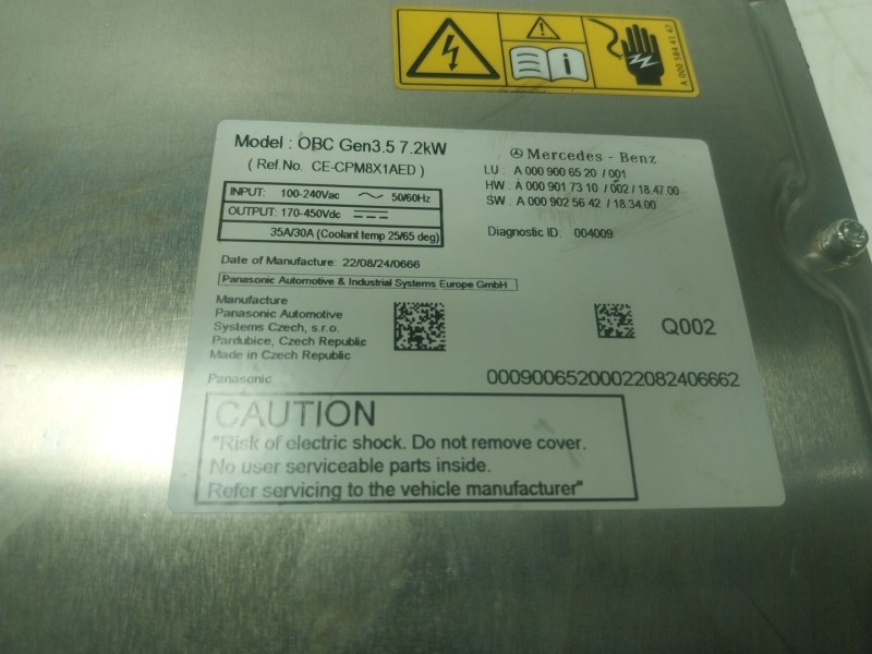 Recambio de convertidor de voltaje para mercedes-benz clase a berlina (bm 177) referencia OEM IAM A0009006520 A0009006520 