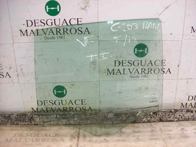 Recambio de cristal puerta trasero izquierdo para mercedes-benz clase c (w203) familiar 1.8 cat referencia OEM IAM   