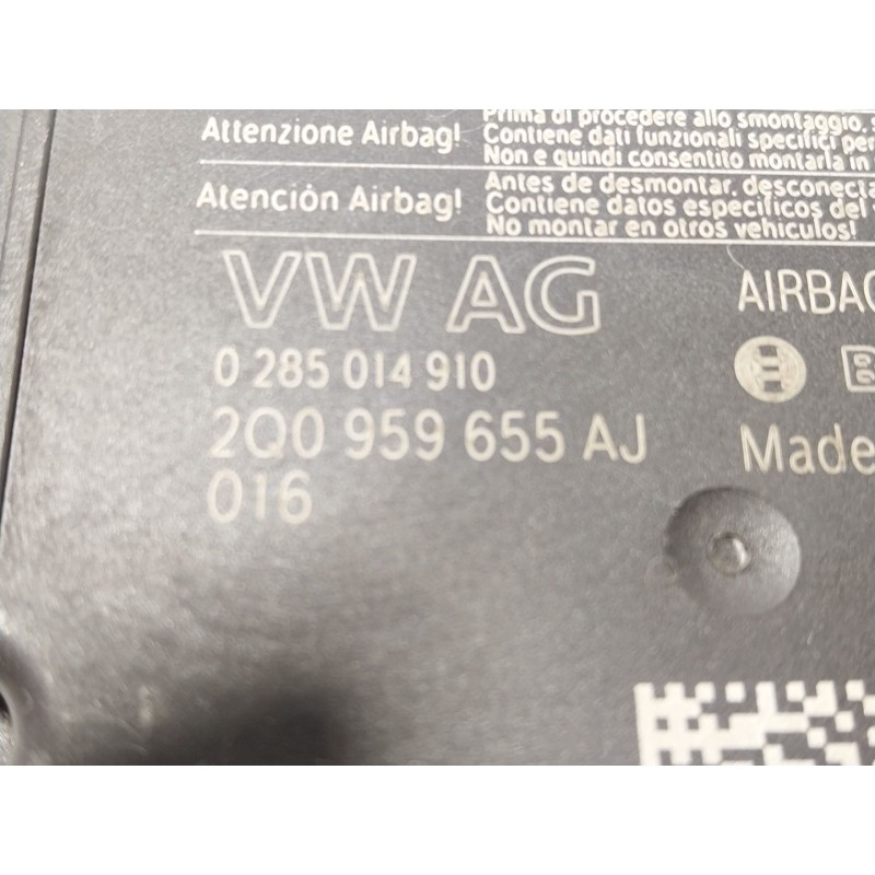 Recambio de centralita airbag para volkswagen polo vi (aw1, bz1, ae1) 1.0 tsi referencia OEM IAM 2Q0959655AJ 2Q0959655 