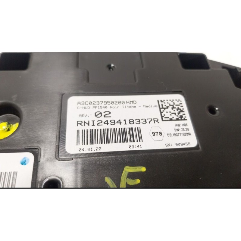 Recambio de cuadro instrumentos para renault talisman grandtour (kp_) 2.0 blue dci 200 (kpal) referencia OEM IAM  249418337R 