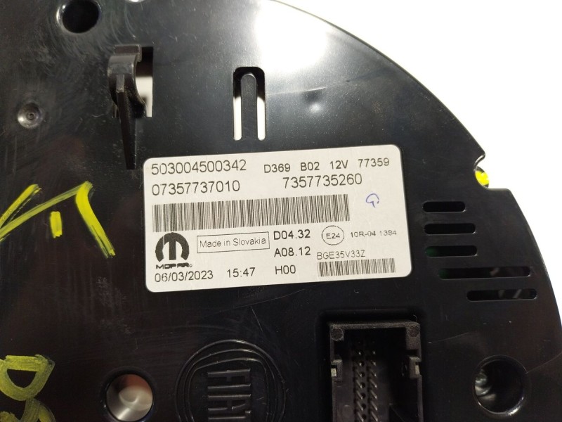 Recambio de cuadro instrumentos para fiat 500 (312_) 1.0 mild hybrid (312.ayd1b) referencia OEM IAM  7357735260 