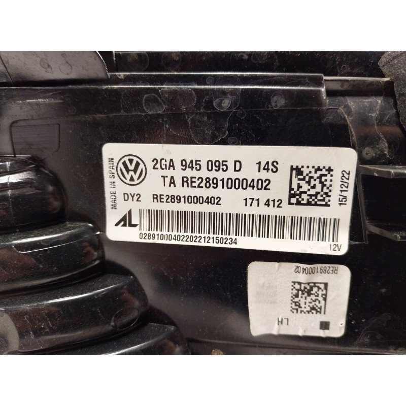 Recambio de piloto trasero izquierdo para volkswagen t-roc (a11, d11) 2.0 tdi scr referencia OEM IAM  2GA945095D 