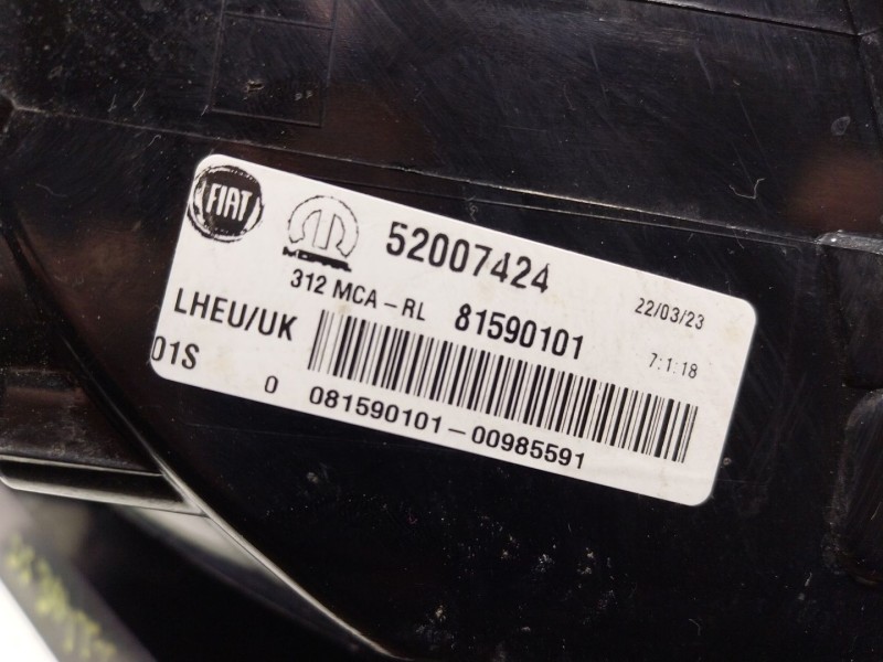 Recambio de piloto trasero izquierdo para fiat 500 (312_) 1.0 mild hybrid (312.ayd1b) referencia OEM IAM  52007424 