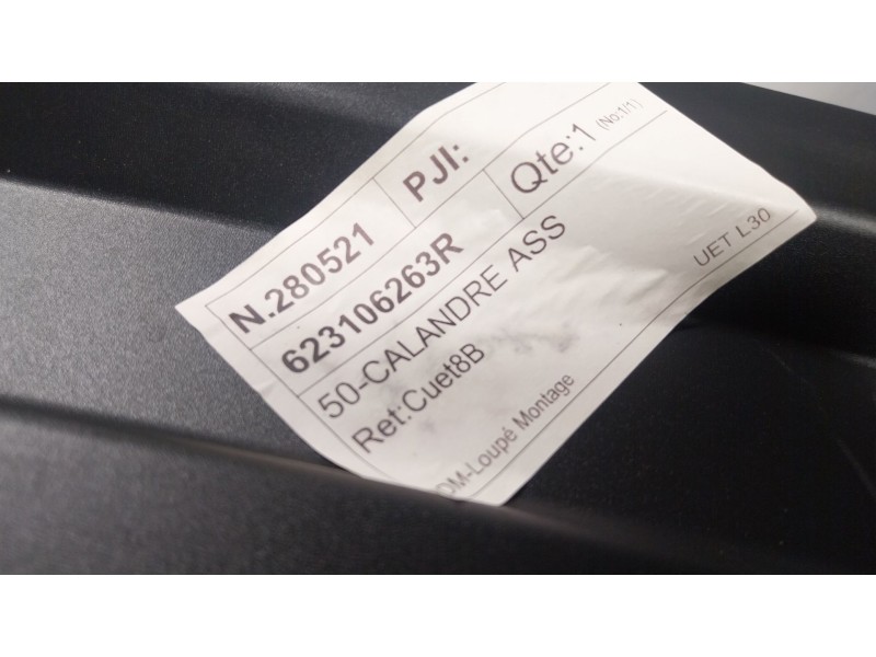 Recambio de rejilla para renault master iv 2.3 dci diesel fap energy cat referencia OEM IAM 623106263R  