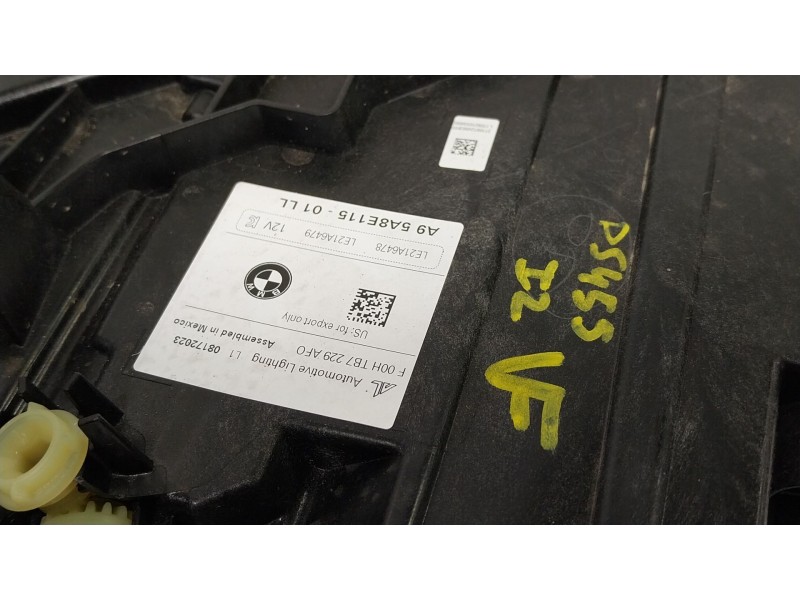 Recambio de faro izquierdo para bmw x5 (g05, f95) xdrive 40 d mild-hybrid referencia OEM IAM  5A8E115 