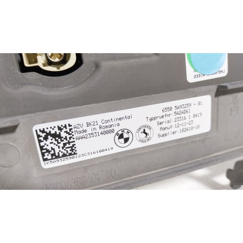 Recambio de cuadro instrumentos para bmw x6 (g06, f96) xdrive m 60 i mild-hybrid referencia OEM IAM  65505A93259 