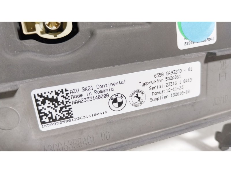 Recambio de cuadro instrumentos para bmw x6 (g06, f96) xdrive m 60 i mild-hybrid referencia OEM IAM  65505A93259 