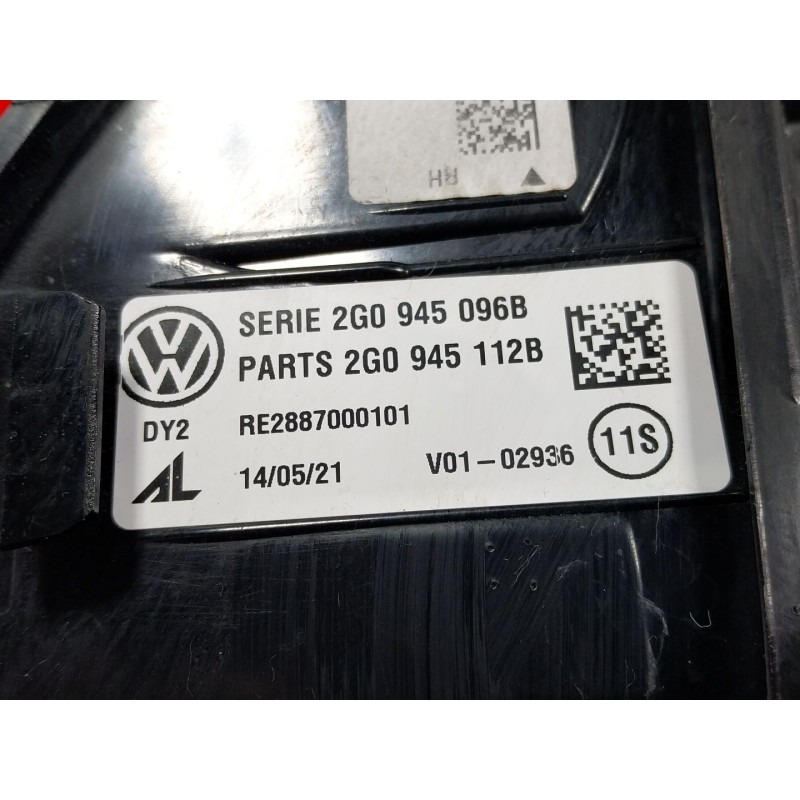 Recambio de piloto trasero derecho para volkswagen polo vi (aw1, bz1, ae1) 1.0 tsi referencia OEM IAM  2G0945096B 