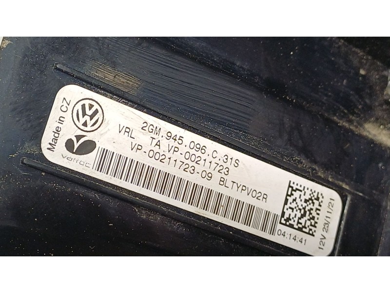Recambio de piloto trasero derecho para volkswagen t-cross (c11, d31) 1.0 tsi referencia OEM IAM  2GM945096C31S 