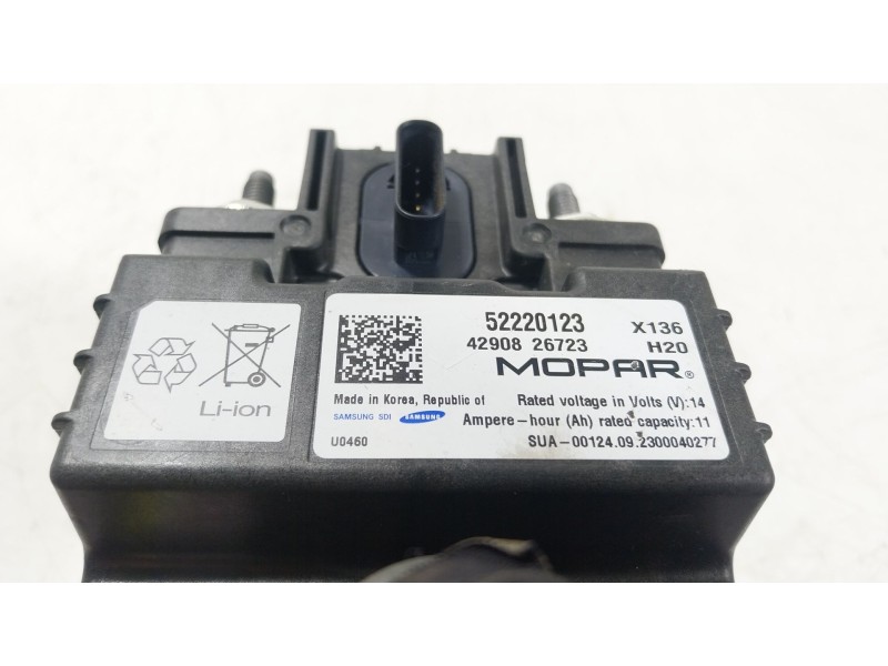 Recambio de bateria para fiat 500 (312_) 1.0 mild hybrid (312.ayd1b) referencia OEM IAM  52220123 