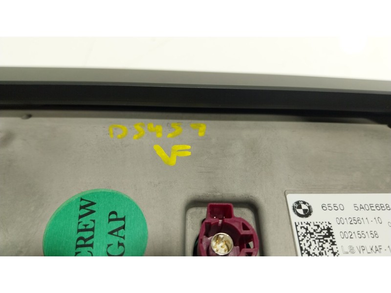 Recambio de pantalla multifuncion para bmw 8 coupé (g15, f92) 840 d xdrive referencia OEM IAM  65505A0E6B8 