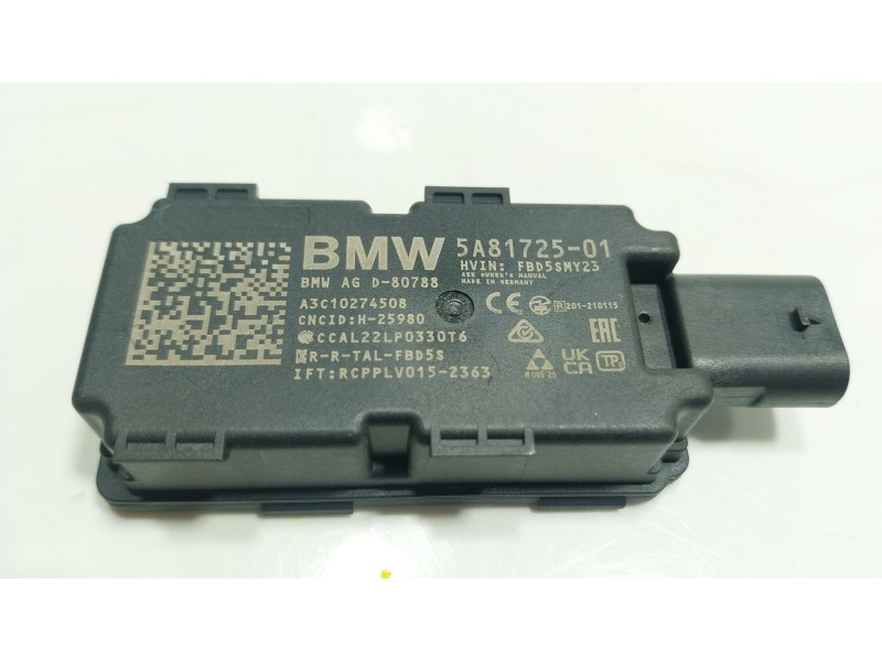 Recambio de modulo electronico para bmw x5 (g05, f95) xdrive 40 d mild-hybrid referencia OEM IAM  5A81725 