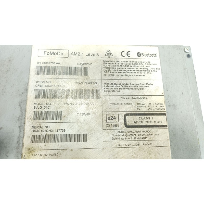 Recambio de sistema navegacion gps para land rover range rover evoque (l538) 2.2 d referencia OEM IAM LR057756  