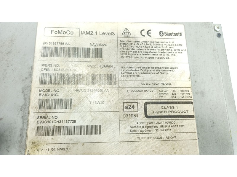 Recambio de sistema navegacion gps para land rover range rover evoque (l538) 2.2 d referencia OEM IAM LR057756  