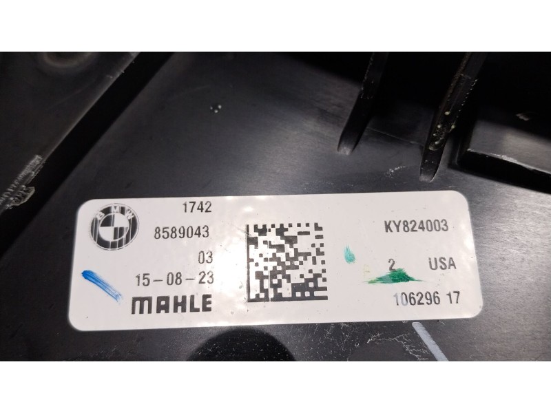 Recambio de electroventilador para bmw x5 (g05, f95) xdrive 40 d mild-hybrid referencia OEM IAM 17118589043 17428589043 