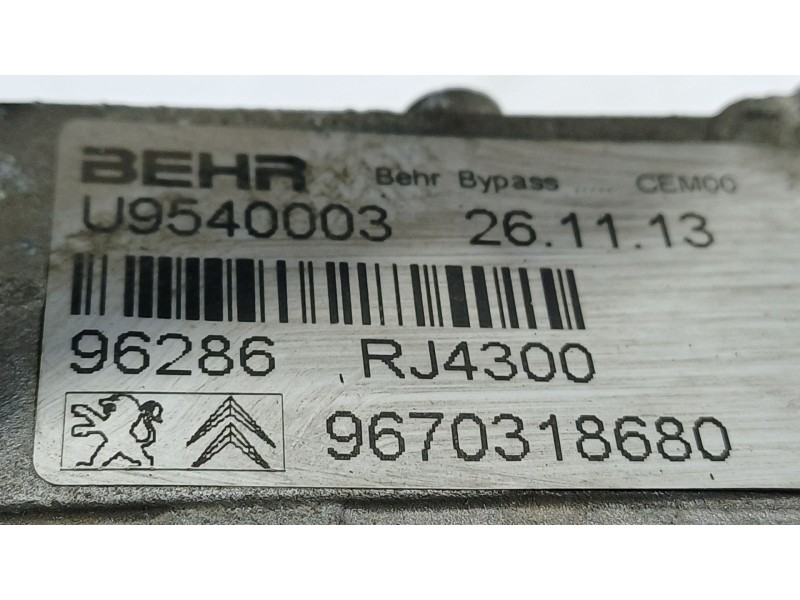 Recambio de valvula egr para land rover range rover evoque (l538) 2.2 d referencia OEM IAM LR000997 U9540003 