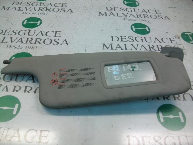 Recambio de parasol derecho para renault megane ii berlina 5p confort authentique referencia OEM IAM   