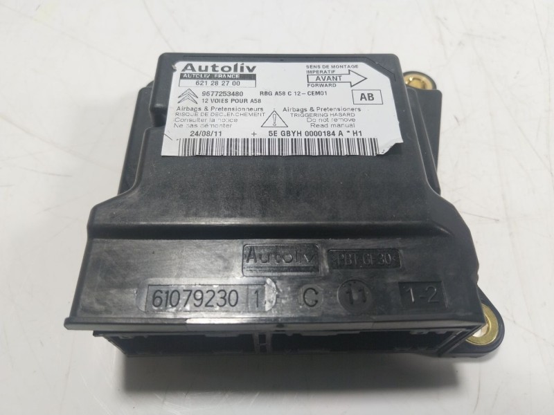 Recambio de centralita airbag para citroën c3 picasso (sh_) 1.6 hdi 90 referencia OEM IAM 6546V3 9677253480 