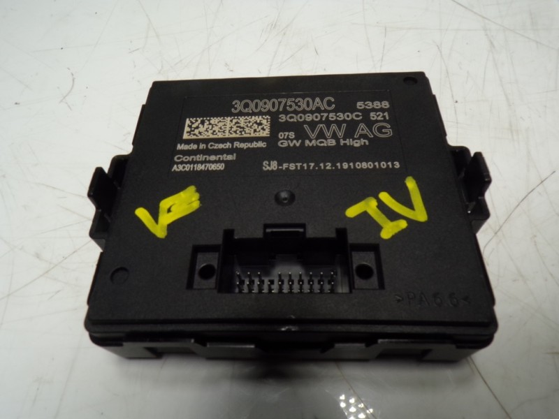 Recambio de modulo electronico para audi a1 sportback (gba) 1.0 tfsi referencia OEM IAM 3Q0907530AC 3Q0907530AC 