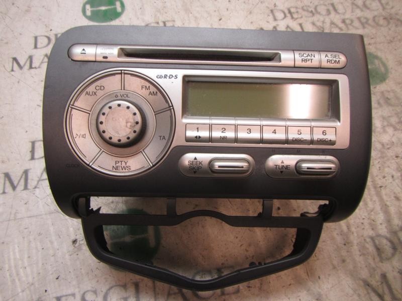 Recambio de sistema audio / radio cd para honda jazz (gd1/5) 1.4 ls referencia OEM IAM 39100SAAG41ZA 850106923 FGT23064089