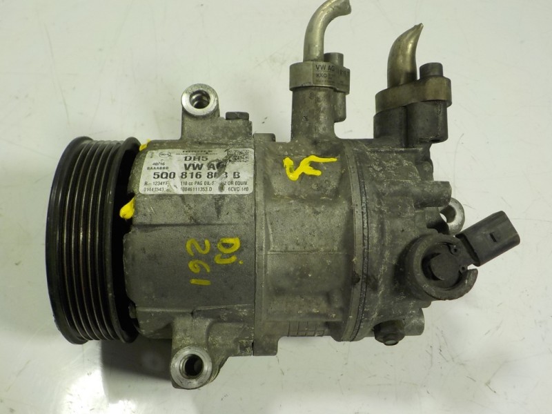 Recambio de compresor aire acondicionado para skoda octavia combi (5e5) 1.6 tdi dpf referencia OEM IAM 5Q0816803 5Q0816803B 