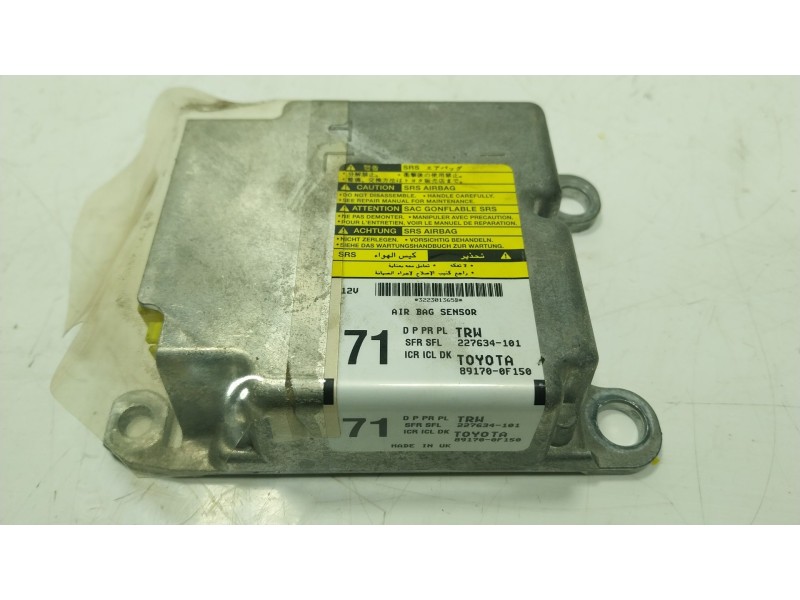 Recambio de centralita airbag para toyota verso (_r2_) 2.0 d-4d (aur20_) referencia OEM IAM 891700F150 891700F150 