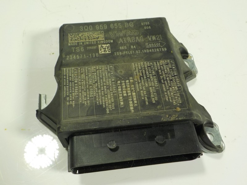 Recambio de centralita airbag para man tge kasten (uy) 2.0 tdi referencia OEM IAM 65258136003 3Q0959655BG 
