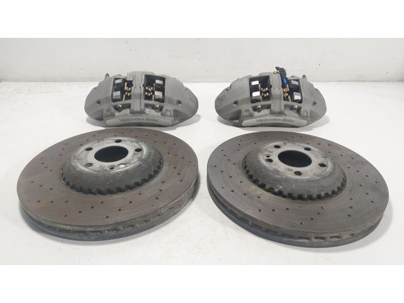 Recambio de kit frenos para mercedes-benz glc (x254) 300e 4-matic (254.656) referencia OEM IAM A2234216400 A2234216300 A22342142