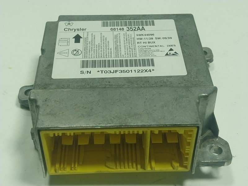 Recambio de centralita airbag para chrysler grand voyager v (rt) 2.8 crd referencia OEM IAM 68000020AI 68148352AA 