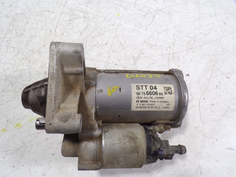 Recambio de motor arranque para peugeot 308 1.6 blue-hdi fap referencia OEM IAM 9675660680 9675660680 0001174601