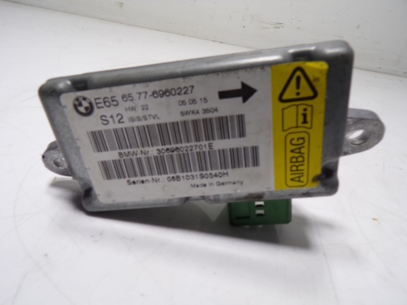 Recambio de centralita airbag para bmw serie 7 (e65/e66) 3.0 turbodiesel cat referencia OEM IAM  6960227 5WK43504