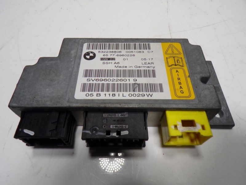 Recambio de centralita airbag para bmw serie 7 (e65/e66) 3.0 turbodiesel cat referencia OEM IAM 65776970904 532238806 SV69602260