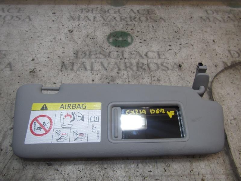 Recambio de parasol derecho para audi a1 sportback (8xf) adrenalin referencia OEM IAM 8U0857552ACEA7  