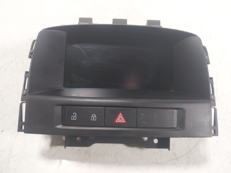 Recambio de pantalla multifuncion para opel astra j gtc 2.0 cdti (08) referencia OEM IAM 95247249 20939145 