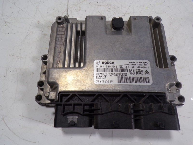 Recambio de centralita motor uce para peugeot 208 1.6 16v hdi fap referencia OEM IAM 1608084880 9807885980 0281030546