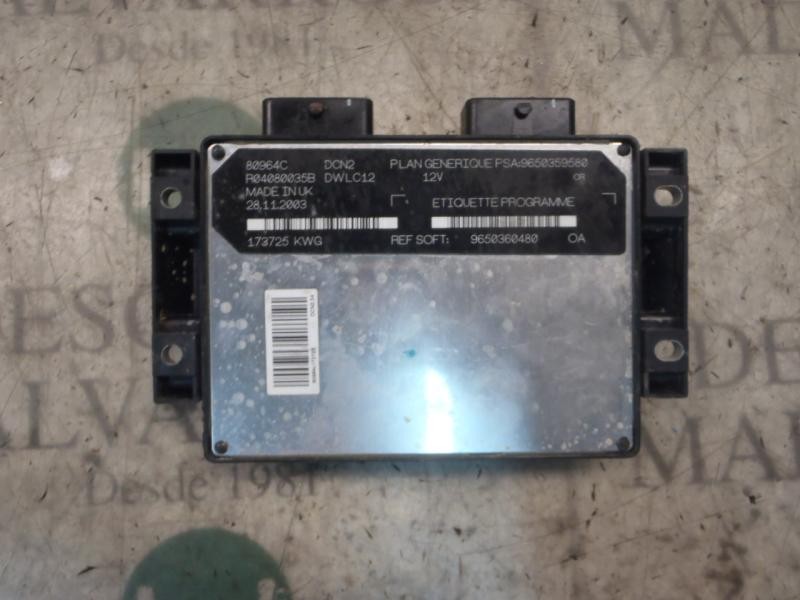 Recambio de centralita motor uce para citroën berlingo 1.9 d 800 furg. referencia OEM IAM   