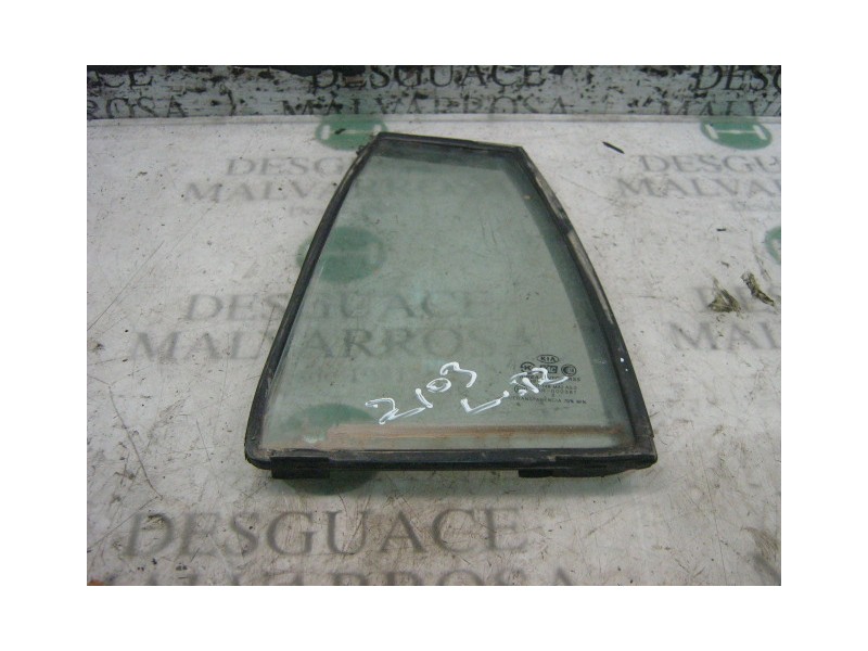 Recambio de cristal puerta trasero izquierdo para kia rio rs berlina (5-ptas.) referencia OEM IAM   