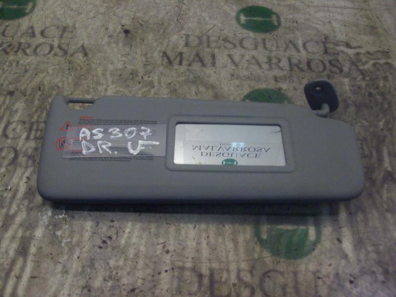 Recambio de parasol derecho para renault clio ii fase ii (b/cb0) authentique referencia OEM IAM   