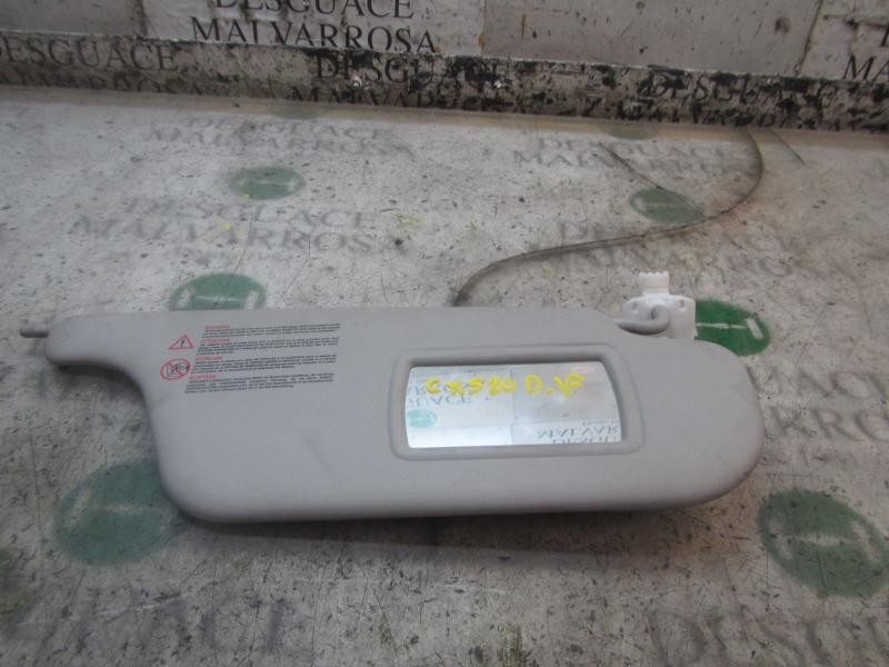 Recambio de parasol derecho para renault clio iii confort dynamique referencia OEM IAM   