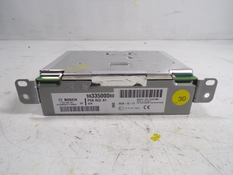 Recambio de sistema audio / radio cd para toyota proace city 1.2 12v referencia OEM IAM SU001B1744 9833500080 