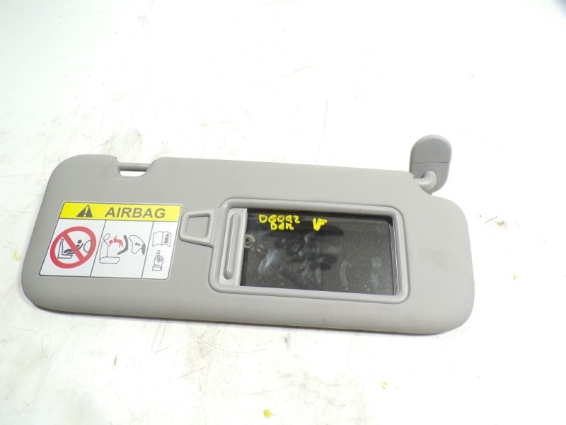 Recambio de parasol derecho para hyundai ioniq hybrid referencia OEM IAM 85220G2160TTX  