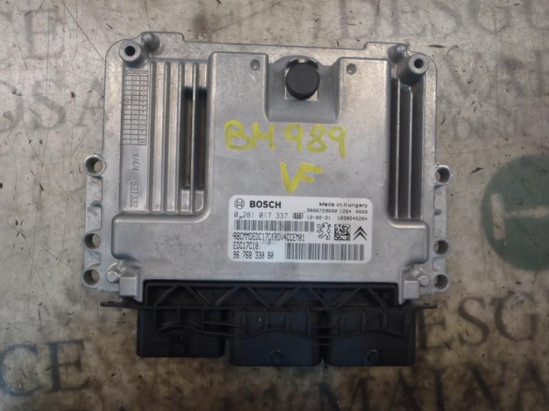 Recambio de centralita motor uce para citroën c3 1.4 hdi fap referencia OEM IAM 1609528980  