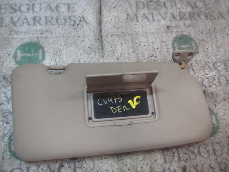 Recambio de parasol derecho para nissan x-trail (t30) comfort referencia OEM IAM 964008H901  