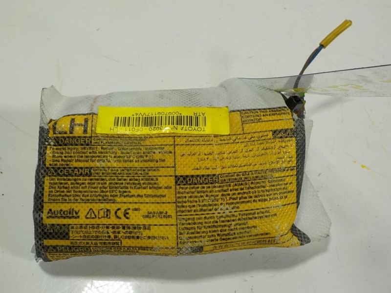 Recambio de airbag lateral delantero izquierdo para toyota verso 1.6 16v cat referencia OEM IAM  739200F011 