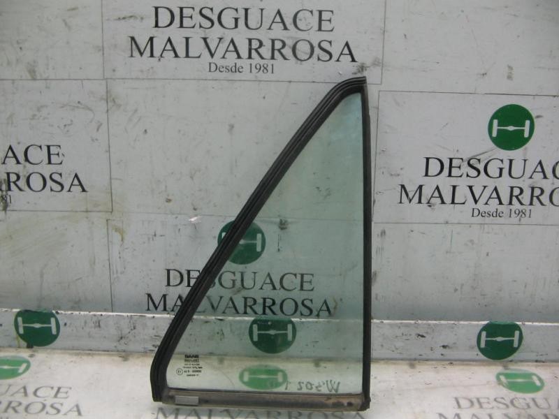 Recambio de cristal puerta trasero derecho para saab 9000 / 9000 cs 2.3 cs turbo referencia OEM IAM   