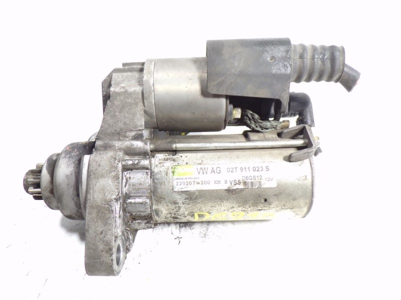 Recambio de motor arranque para audi a3 (8p) 1.6 16v fsi referencia OEM IAM 02T911023R 02T911023S 
