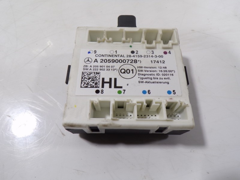 Recambio de modulo electronico para mercedes-benz clase c (w205) familiar 2.1 cdi cat referencia OEM IAM A2059000728 A2059000728