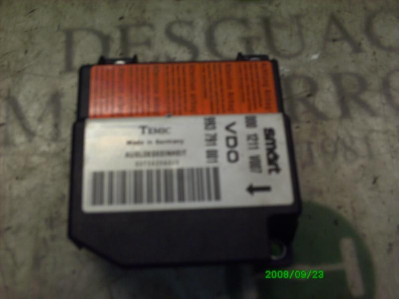 Recambio de centralita airbag para smart coupe pulse referencia OEM IAM Q0001211V012000000  0001211V007